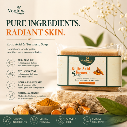 Vooluxe Kojic Acid Turmeric Soap