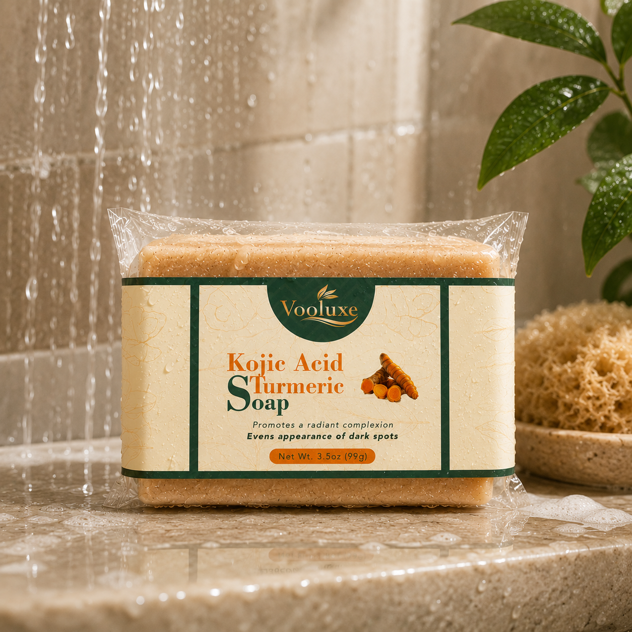 Vooluxe Kojic Acid Turmeric Soap